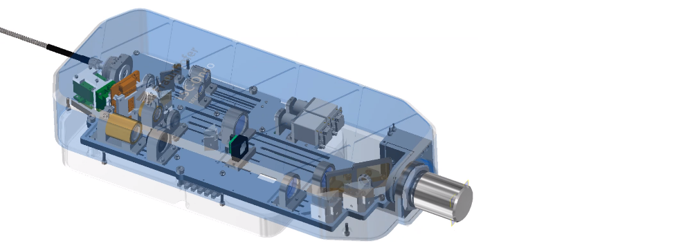 Hier sehen Sie den CAD-Entwurf des zu erstellenden LSC-Onco Demonstrators